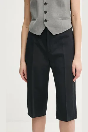 Filippa K Pantaloncini in lino misto colore 31428