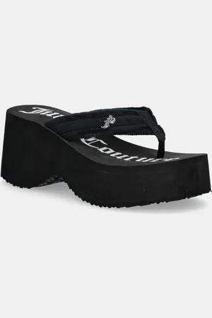 Juicy Couture Infradito WHITNEY VELOUR Y2K WEDGE donna colore JCFSAN225009