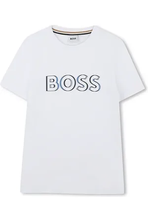 HUGO BOSS T-shirt in cotone per bambini colore J52034