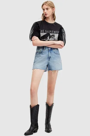 AllSaints Pantaloncini di jeans HAILEY DENIM SHORT donna colore W006EA