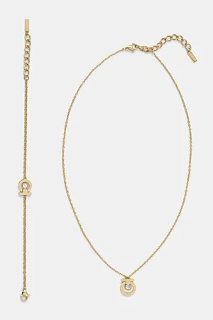 Trussardi Collana e bracciale T-LOGO TJAXC66