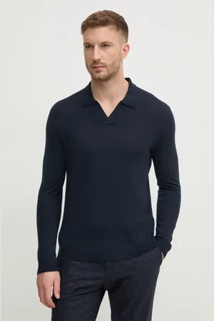 Sisley Maglione in lana uomo colore 11BAS300J