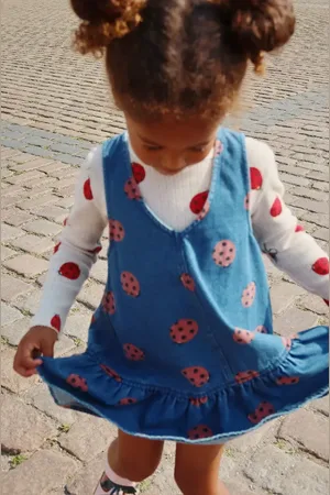 Konges Sløjd Vestito jeans bambino/a MAGOT LADYBUG DRESS GOTS colore KS102217