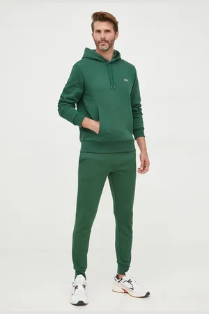 Lacoste Felpa colore con cappuccio