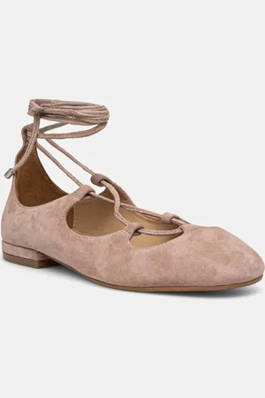 ANSWEAR Ballerine in pelle scamosciata colore