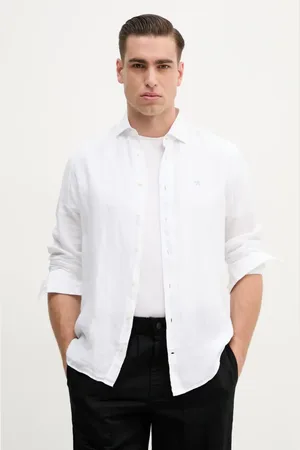Hackett Camicia di lino uomo colore HM3010266