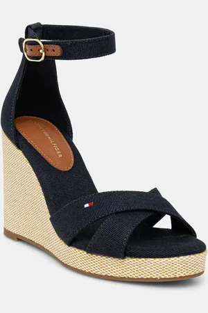 Tommy Hilfiger Sandali FLAG HIGH WEDGE ESPAD CRISSCROSS colore FW0FW08661