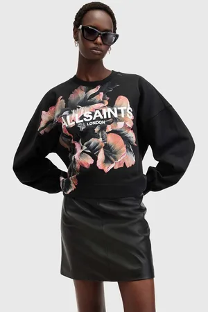 AllSaints Felpa in cotone FLEURIR LILA donna colore W097JB
