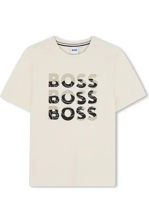 HUGO BOSS T-shirt in cotone per bambini colore J52038