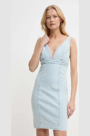 Guess Vestito di jeans AIDA colore W4GK63 D4LT0