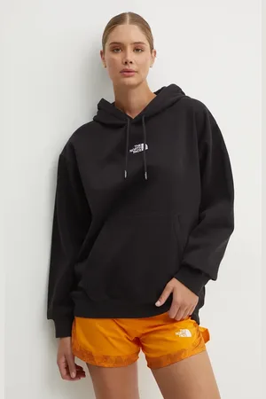 The North Face Felpa Essential Hoodie donna colore con cappuccio con applicazione NF0A89ENJK31