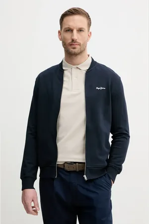 Pepe Jeans Felpa in cotone DUKE BOMBER uomo colore PM582836