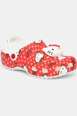 Crocs Ciabatte slide Classic Hello Kitty Red Clog donna colore 210575