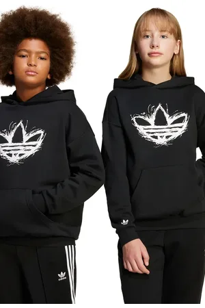 adidas Felpa per bambini colore con cappuccio JD0365
