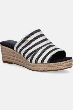 Tommy Hilfiger Ciabatte slide NAUTICAL STRIPES ESPADRILLE MULE donna colore FW0FW08666