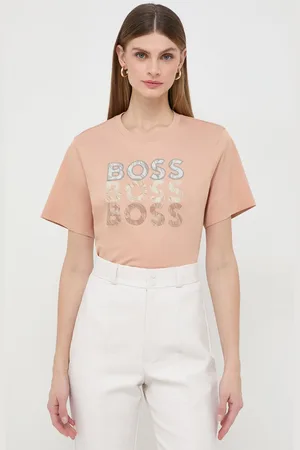 HUGO BOSS T-shirt in cotone donna colore