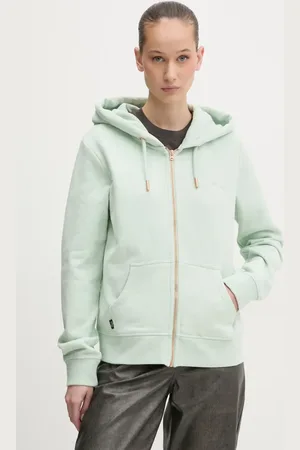 Superdry Felpa in cotone donna colore con cappuccio W2012358A-1WM