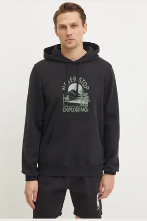 The North Face Felpa in cotone Outdoor Graphic uomo colore con cappuccio NF0A8C20JK31