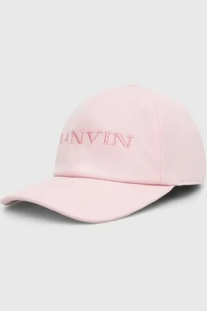 Lanvin Berretto da baseball in cotone colore con applicazione