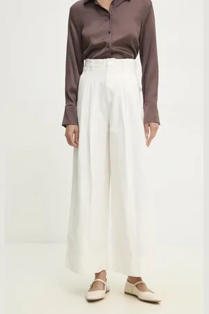ANSWEAR Pantaloni in cotone donna colore