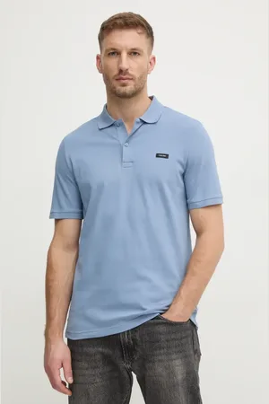 Calvin Klein Polo uomo colore turchese