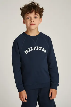 Tommy Hilfiger Felpa in cotone bambino/a colore KS0KS00626