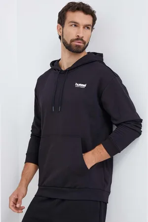 Hummel Felpa in cotone uomo con cappuccio