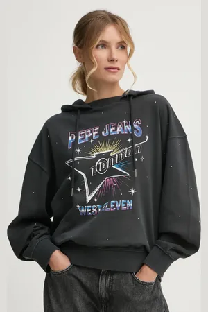Pepe Jeans Felpa LILIAN donna colore con cappuccio PL581469