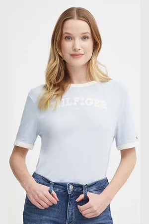 Tommy Hilfiger T-shirt in cotone donna colore