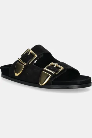 Billi Bi Ciabatte slide in camoscio donna colore A8621