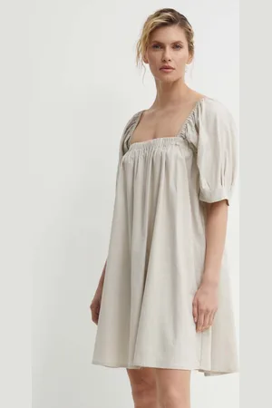 Gestuz Vestito di lino colore 10909293