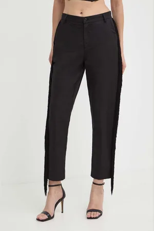 Pinko Pantaloni in lino misto colore 103619 A1XF