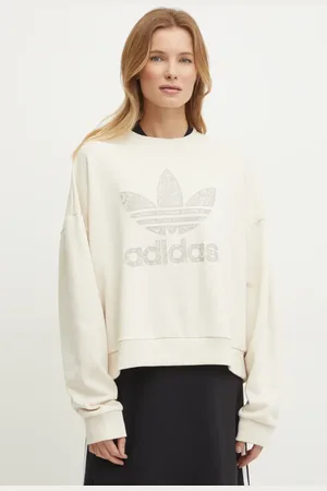 adidas Felpa in cotone SNAKE CREW donna colore JC8329