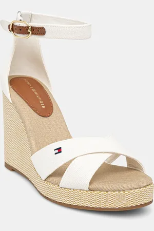 Tommy Hilfiger Sandali FLAG HIGH WEDGE ESPAD CRISSCROSS colore FW0FW08661
