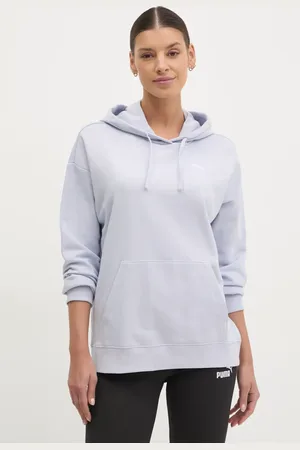 PUMA Felpa donna colore con cappuccio con applicazione 684977