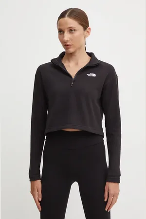 The North Face Felpa da sport 100 Glacier Cropped 1/4 Zip colore NF0A855N4H01