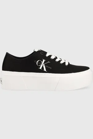 Calvin Klein Scarpe da ginnastica FLATFORM+ CUPSOLE LOW TXT donna YW0YW01033