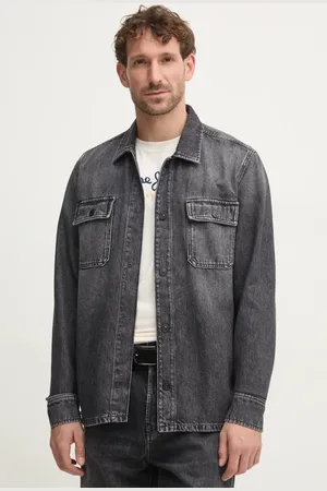 Pepe Jeans Camicia di jeans RELAXED OVERSHIRT uomo colore PM308585XM8