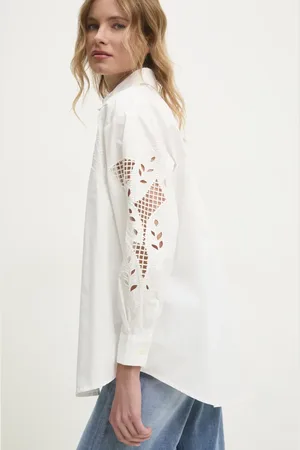 ANSWEAR Camicia in cotone donna colore