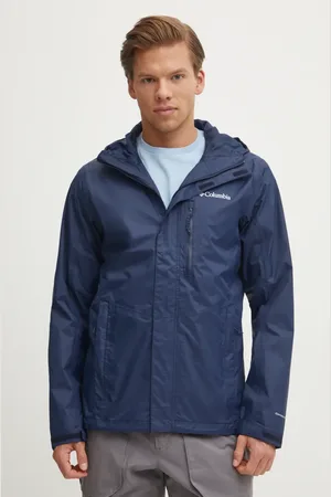 Columbia Giacca impermeabile Pouring Adventure uomo colore nero 2117171