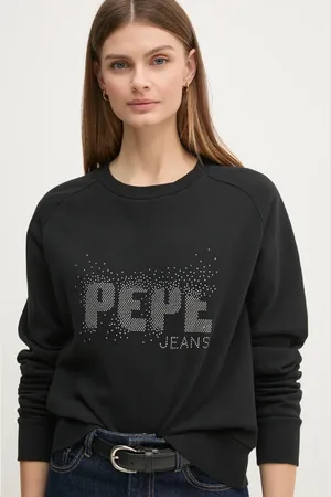 Pepe Jeans Felpa LUNA donna colore con applicazione PL581466