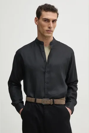Karl Lagerfeld Camicia di lino uomo colore 552667.605035