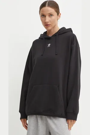 adidas Felpa donna colore con cappuccio IY7344