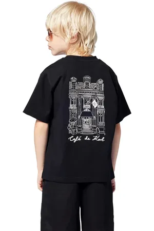 Karl Lagerfeld T-shirt in cotone per bambini colore Z30440