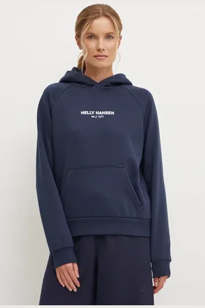 Helly Hansen Felpa COTTTON FLEECE donna colore con cappuccio 54161