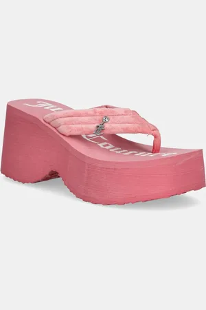 Juicy Couture Infradito WHITNEY VELOUR Y2K WEDGE donna colore JCFSAN225009