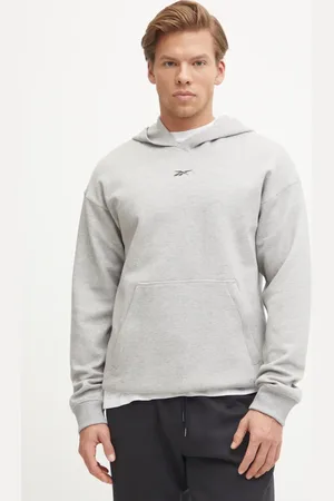 Reebok Felpa tuta Athlete colore con cappuccio 100215042