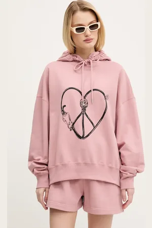 Moschino Felpa in cotone donna colore con cappuccio 1708 3228