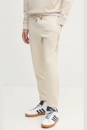 Calvin Klein Pantaloni della tuta di cotone colore con applicazione K10K114254