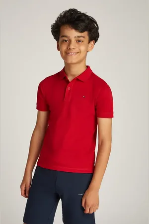 Tommy Hilfiger Polo in lana bambino/a colore KB0KB09333